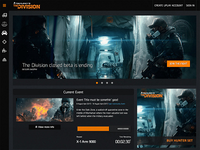 Tom Clancy’s The Division web application