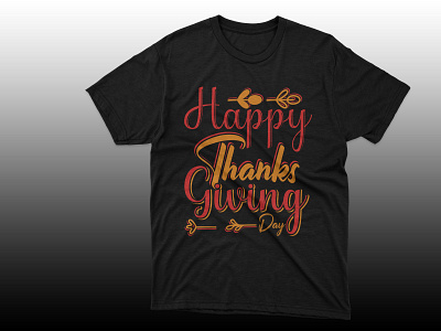 Happy Thanks Giving Day T-shirt design graphic design illustration t shirt thanksgiving shirts for women tsirt vector