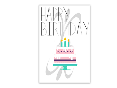 Birthday Card: Concept 1