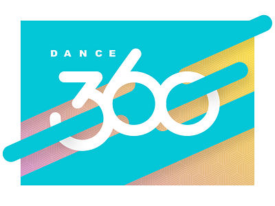 Dance360 Logo 360 dance design logo vector