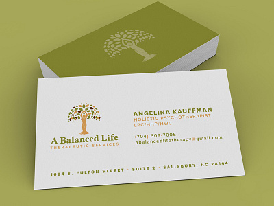 A Balanced Life | Business Card