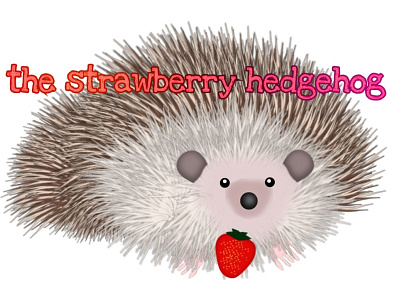 The Strawberry Hedgehog design illustration photoleap