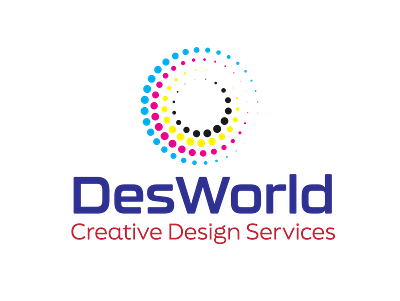 DesWorld Logo branding design flat graphic design illustration logo minimalist modern ui vector