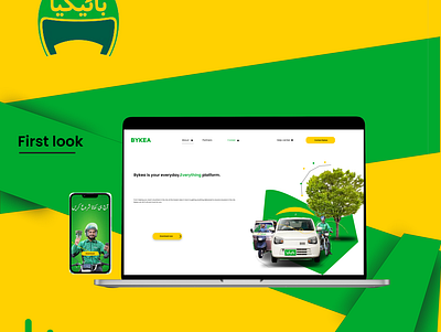 Bykea website redesign bykea mockups ride tampelet ui uidesign userexperience uxui webdesigner websitedesign