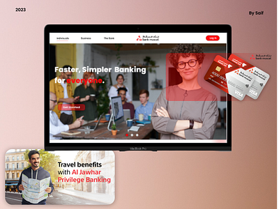 bank mascat website design