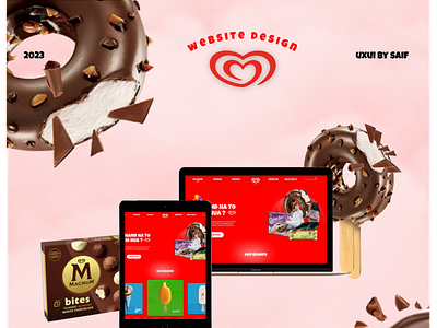 walls icecream website design