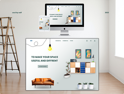 furniture website design dashbord 3d branding design illustration logo ui uidesign userexperience uxui webdesigner websitedesign