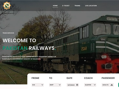 PAKISTAN RAILWAYS WEBSITE CASE STUDY 3d branding design illustration logo ui uidesign userexperience uxui webdesigner