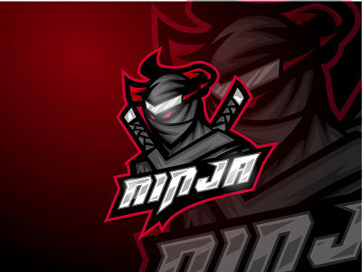 Ninja Esport Logo army entertain esport game japan logo ninja samurai sport stealth