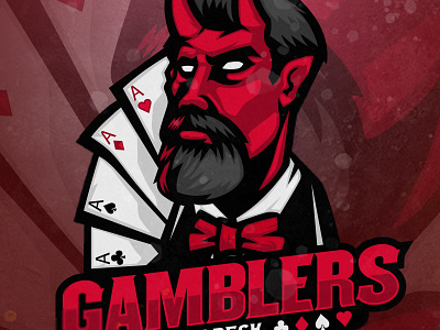 Devil Gamblers mascot logo