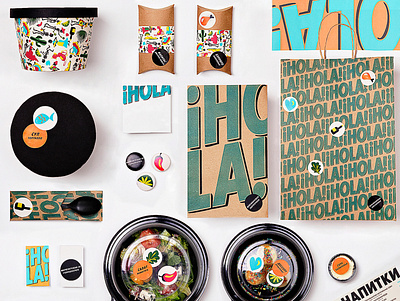 HOLA design graphic design typography