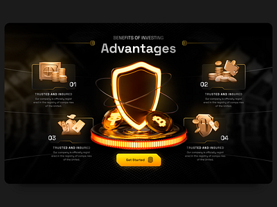 Advantages advantages bitcoin blockchain crypto cryptocurrency invest nft tether token ui webdesign