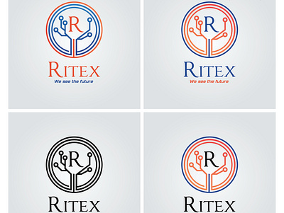 Ritex branding design illustration logo ui ux vector
