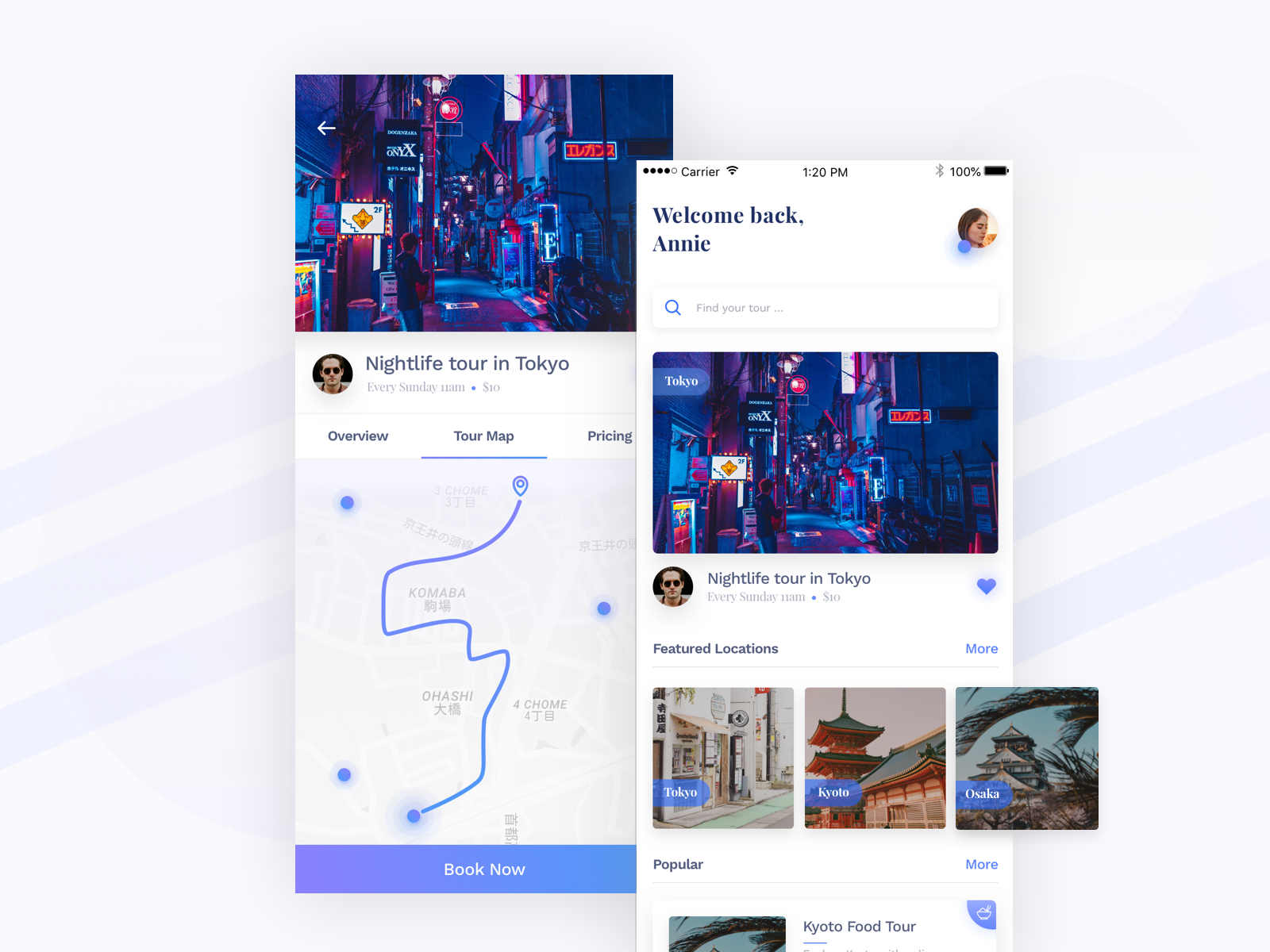 Trip Planning App by Marta Buriak on Dribbble