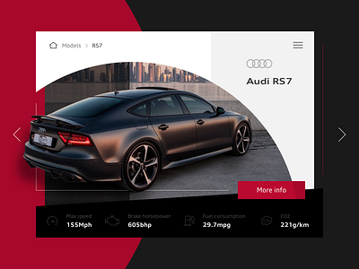 Audi car model selector