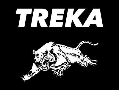Treka Logo branding design graphic design illustration logo typography vector