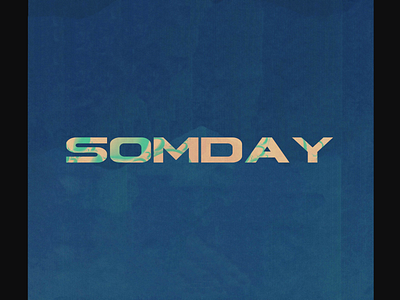Somday EP Album Art album art branding design graphic design illustration logo music graphics typography vector