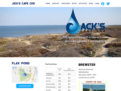 Jack's Cape Cod foundation 4 responsive wordpress zurb