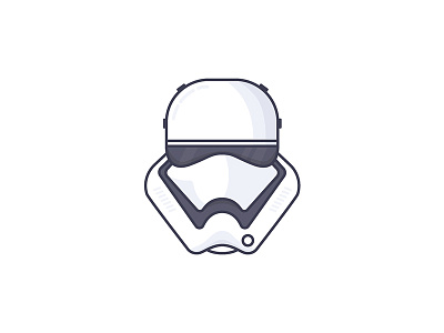 028 Dribbble Shot Storm Trooper Helmet daily design helmet illustration starwars storm trooper