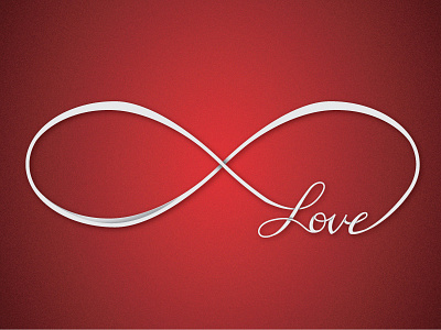 Love love red typography