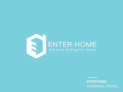 Enter Home architecture blue enter enter home home logo