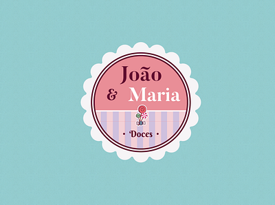 Joao & Maria Doces branding design logo