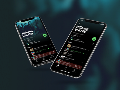 Spotify - UI Study app interaction ui