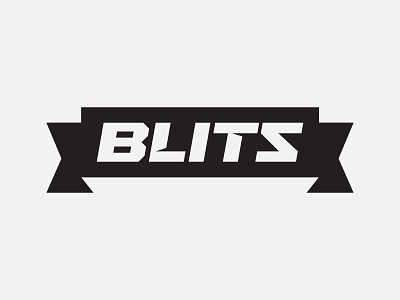 Blitz Concept 2 black blitz block ribbon sport type typography