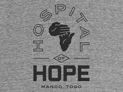 Hospital of Hope africa hands hospital of hope map medical missions t shirt togo