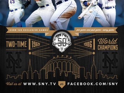 NY Mets Logo SNY Inspired by Ricardo N Feliciano on Dribbble