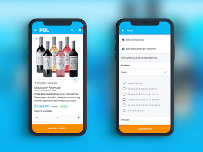 PWA for POL Wine marketplace progressive web app pwa ux ux ui