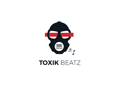 Toxik Beats adobe artist brand debut design illustrator logo minimalist music shot toxic
