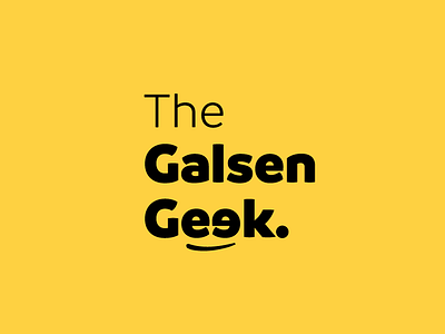 The Galsen Geek Logo adobe artist brand design illustrator logo minimalist music toxic