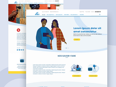 RAES NGO Website Design