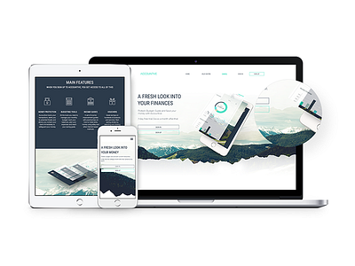 Accountive - Responsive Website Design