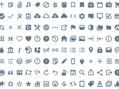 Open Source Gridicons icon set icons open source wordpress