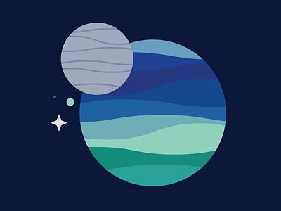 Triton moon neptune planet space triton