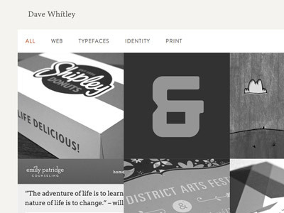 New Website portfolio site web