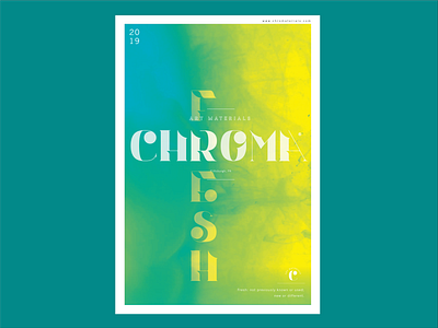 Chroma Fresh Poster