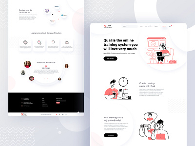 Online Training Course V-01 agency branding course creative design e commerce food icon illustration landing page minimal online shop product template typography vector website