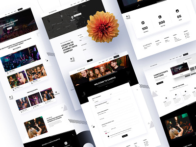 Campus Redesign (Other pages) agency app branding dashboard design e commerce events gradient graphic graphic design illustration landing page minimal product template travel trend typography web