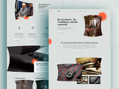 Ecommerce - Fashion Website Exploration branding e commerce fashion design icon design iconography inspire landing page minimal product retail typography ui uk product user experience user interface design ux vector visual design