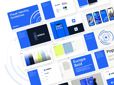 Solace-Brand Guidelines 🤘 agency app design brand guidelines branding design system e-commerce graphic design logo design minimal motion graphics product solace typography visual identity design web web design