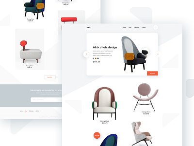 Product Page agency design e commerce fashion homepage landing page minimal new idea product template typography ui ux vector web web design website