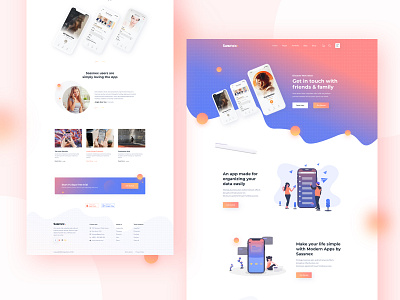 Sassnex-V1....... App Landing page agency app apphomepage color creative e commerce illustration minimal product sass sasslandingpage template typography ui ux web web design website