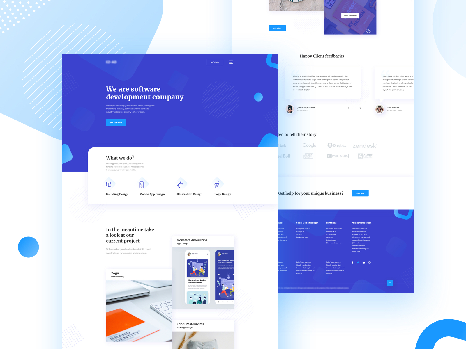 Website Design for a Software Company by Jabel for Ofspace on Dribbble