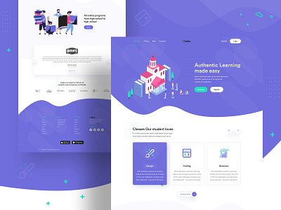 Education. agency agent apps branding e commerce education freelancer icon illustration landing page learning minimal onlinelearning product template typography ux vector web design website