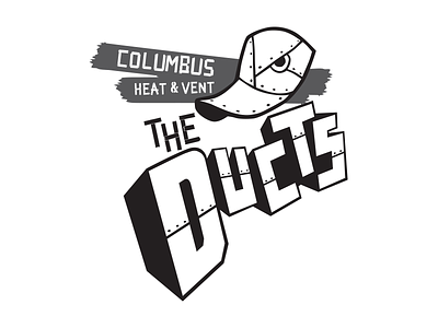 The Ducts columbus duck duct tape heating logo ohio vent ventilation