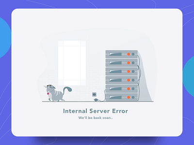 Server error page 500 error debut debut shot error error 404 error page hello dribbble illustration