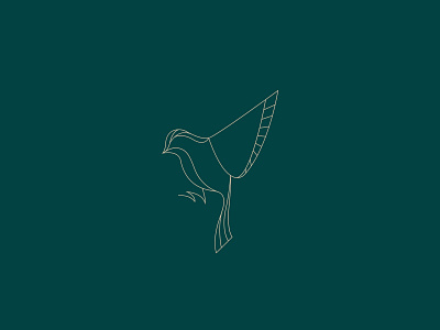 Put a bird on it bird branding illustration line art linework logo sparrow vector